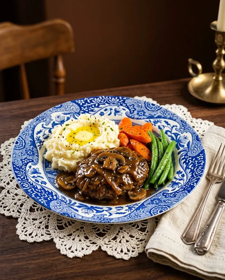 Salisbury Steak with Mushroom Gravy